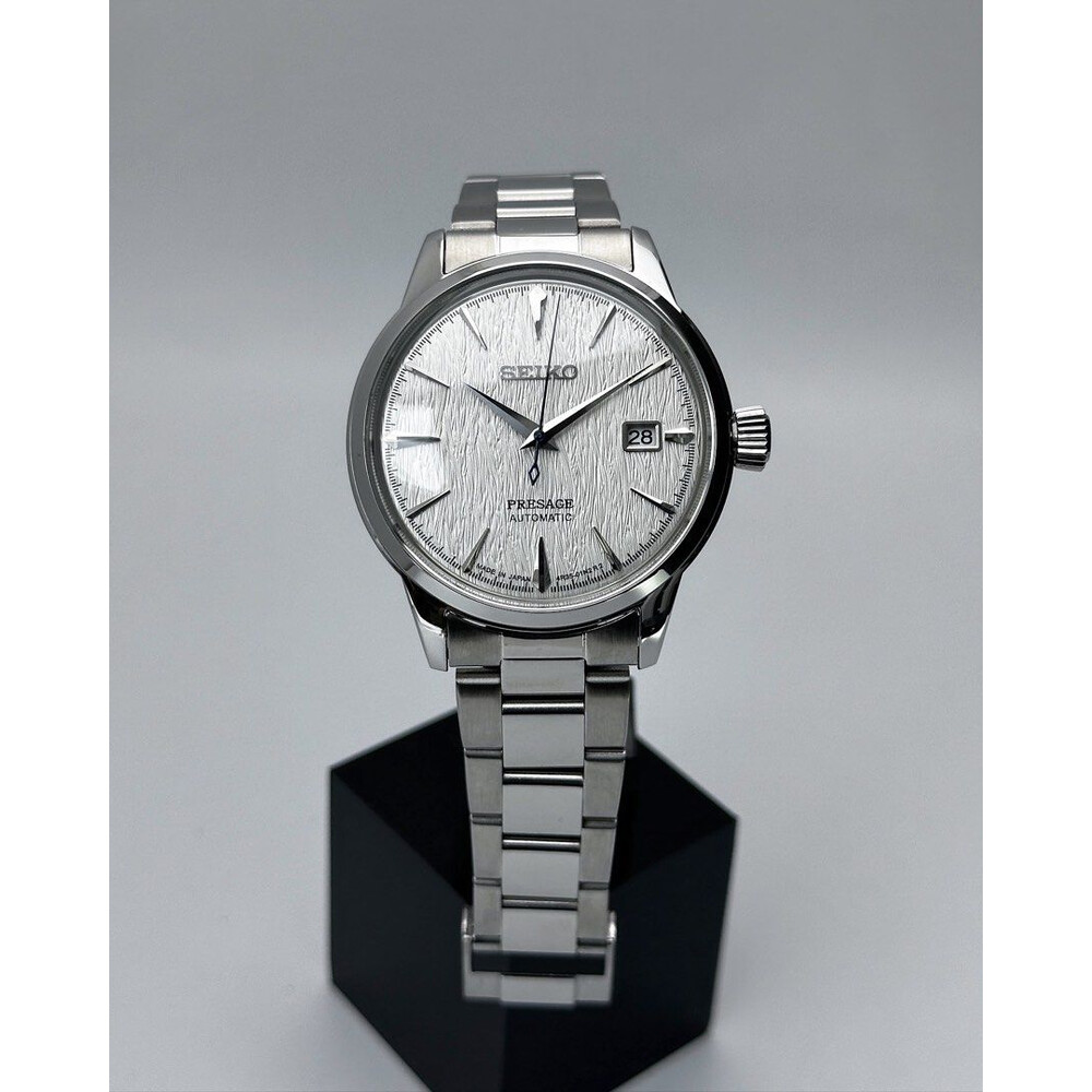  Custom Seiko Mod • Snowflake Presage • 40.5mm